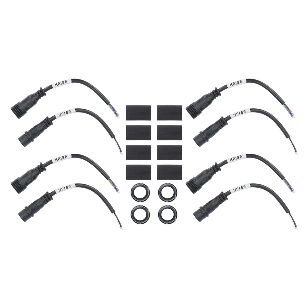 Heise HE-RGBW-4PT Heise Connect RGBW Solder-On Adapters - 4-Pack