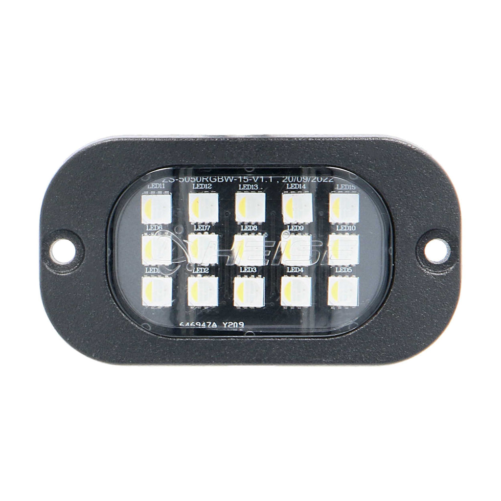 Heise HE-RGBW-K8 RGBW Wide Angle Rock Light Kit - 8 Pack