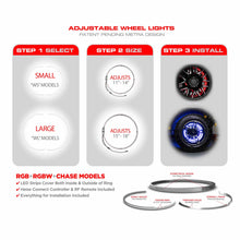 Charger l'image dans la galerie, Heise HE-RGBW-WS RGBW Expandable Wheel Rings - 11"-14"