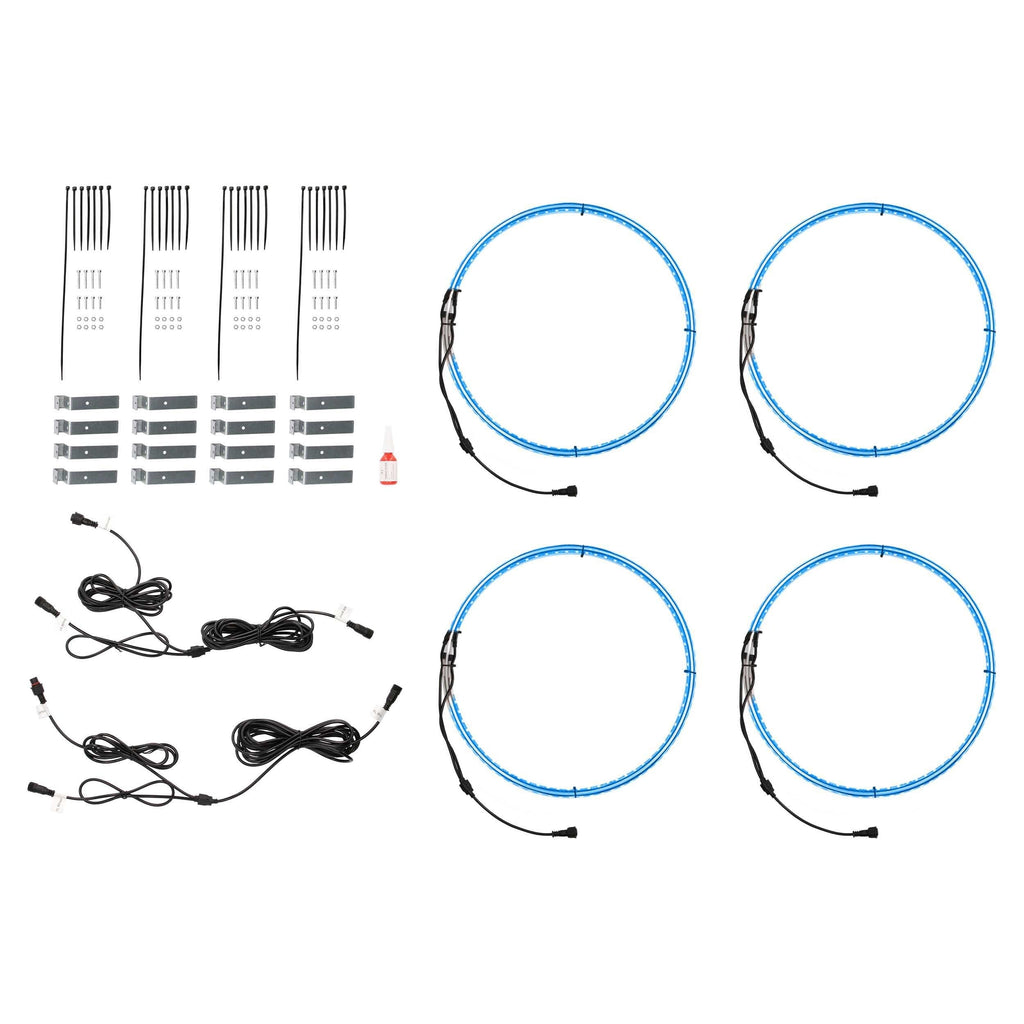 Heise HE-RGBW1-W14 14" Wheel Light Set For RGBW-CB1
