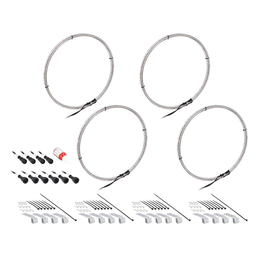 Heise HE-RGBW1-W17 17" Wheel Light Set For RGBW-CB1