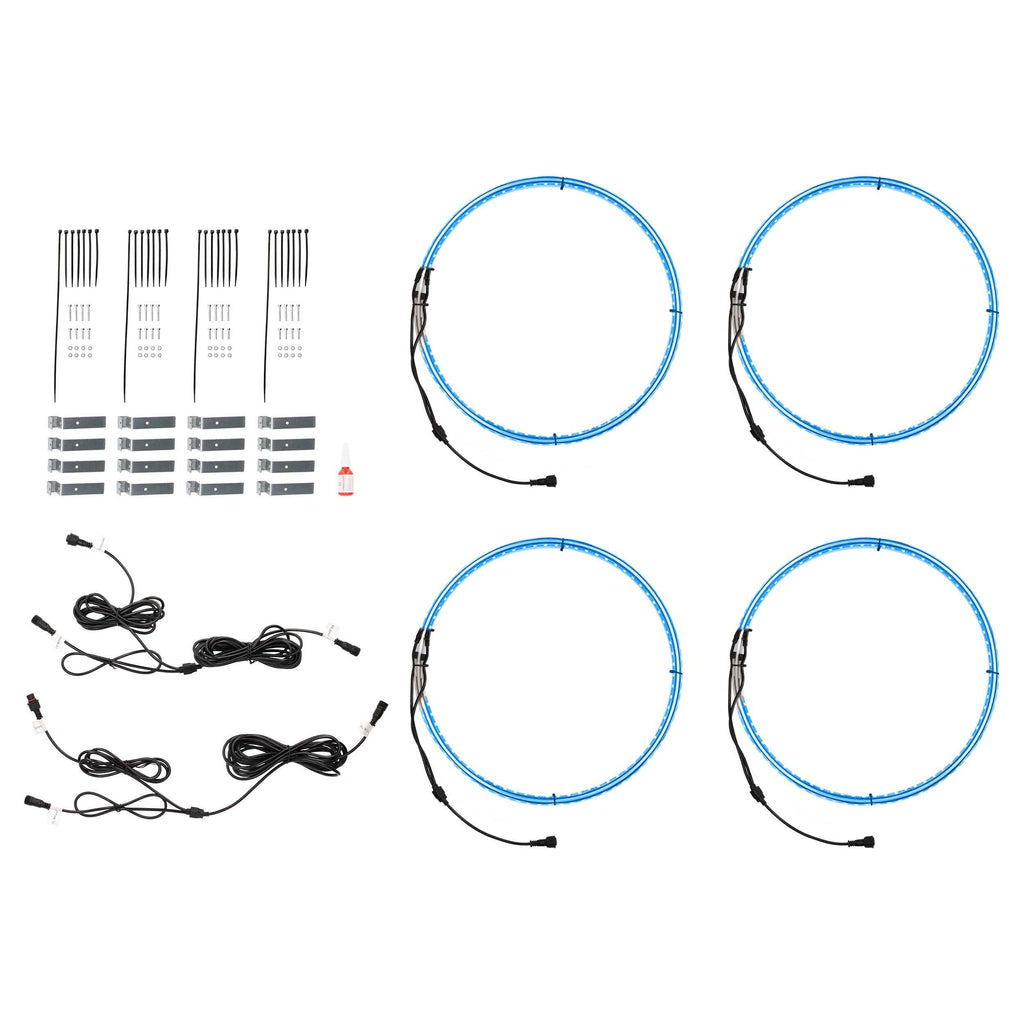 Heise HE-RGBW1-W17 17" Wheel Light Set For RGBW-CB1