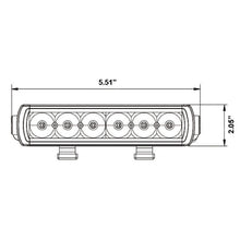 Charger l'image dans la galerie, Heise HE-SL550 Single Row Slimline Lightbar - 5.5 Inch, 3 LED