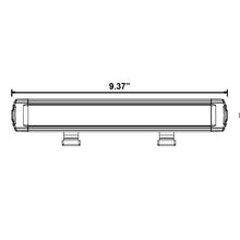 Charger l'image dans la galerie, Heise HE-SS9 Single Row Super Slimline Lightbar - 9 Inch, 6 LED