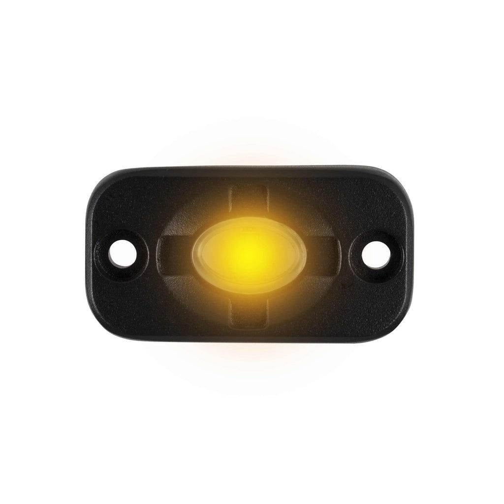 Heise HE-TL1A Amber Auxiliary Lighting Pod - 1.5x3 Inch, 3 LED