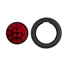Charger l'image dans la galerie, Heise Trailer HE-TR4001 Round Red Lights with Grommet - 4 Inch, 14 LED