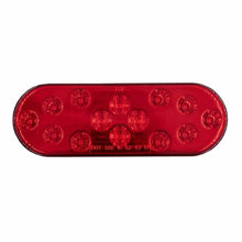 Load image into Gallery viewer, Heise Trailer HE-TR6005 Oval Red Light - 6 Inch, 14 LED