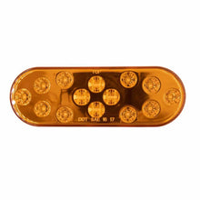Load image into Gallery viewer, Heise Trailer HE-TR6006 Oval Amber Light - 6 Inch, 14 LED