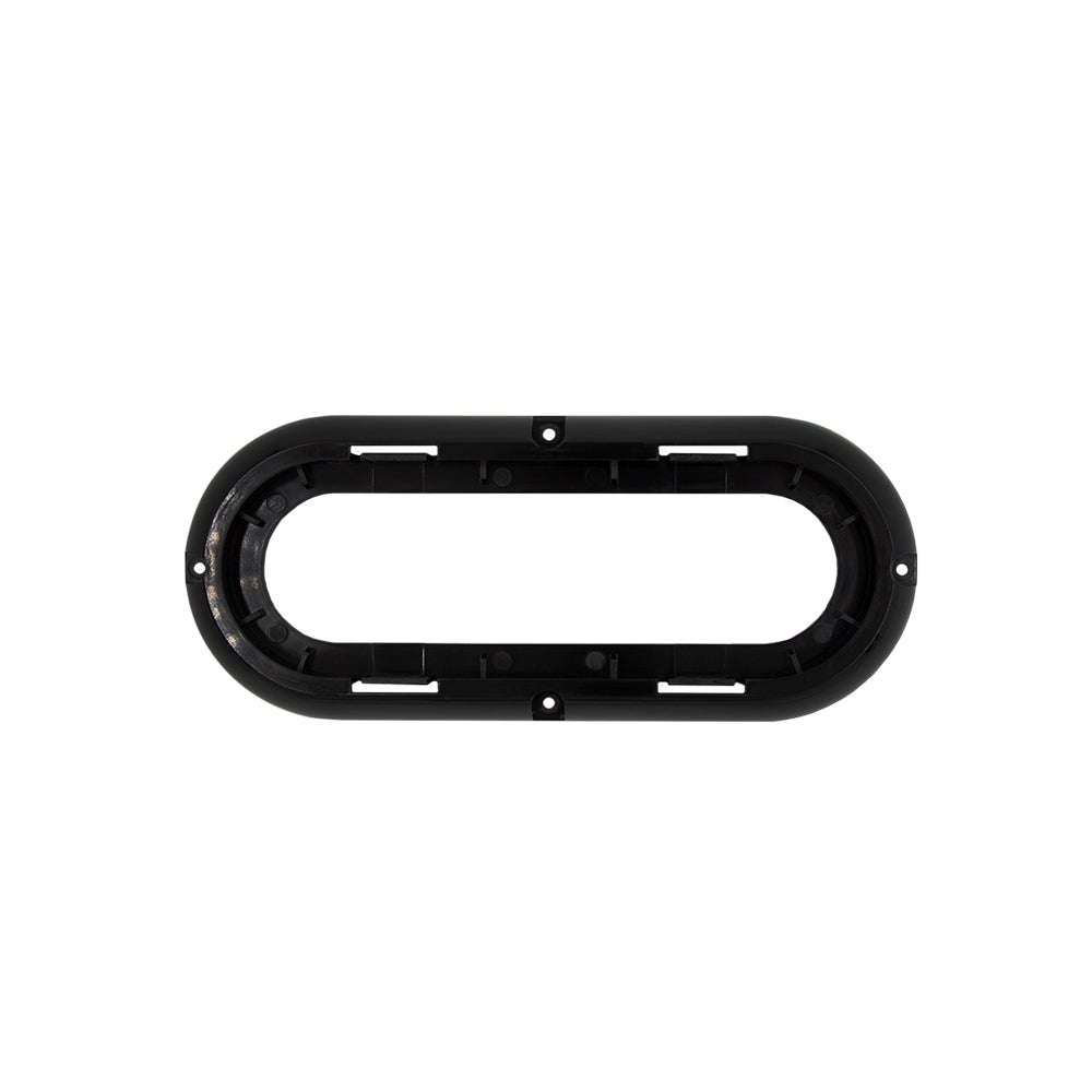 Heise Trailer HE-TRM01 Plastic Flange for Oval Trailer Lights - 6 Inch, 10-Pack