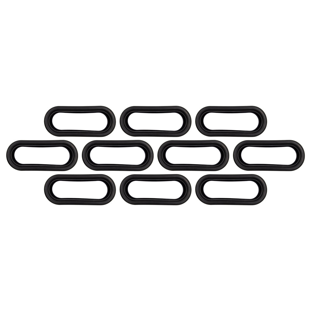 Heise Trailer HE-TRM02 Rubber Grommet for Oval Trailer Lights - 6 Inch, 10-Pack