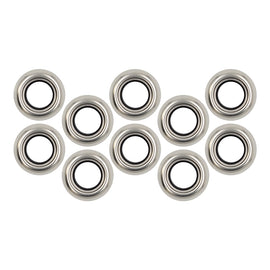 Heise Trailer HE-TRM07 Stainless Flange for Round Trailer Lights - .75 Inch, 10-Pack