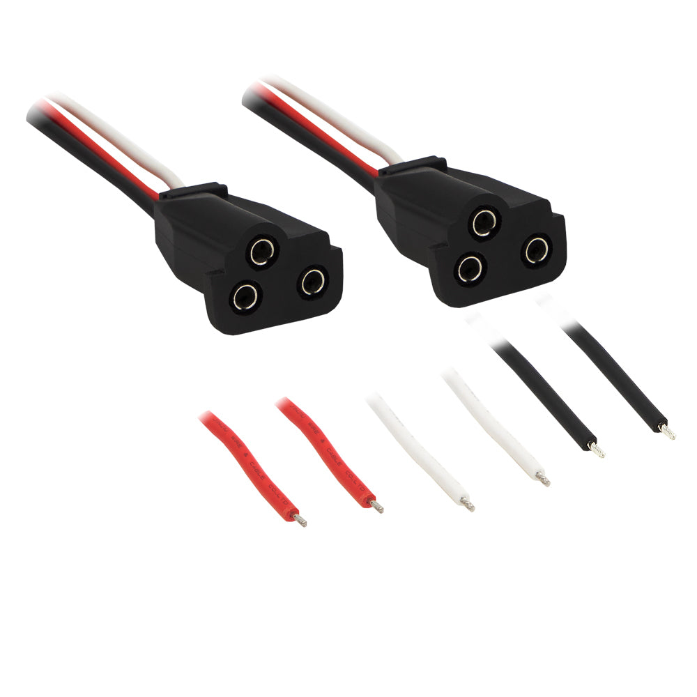 Heise Trailer HE-TRWH04 PL-3 Female Connector - 10-Pack