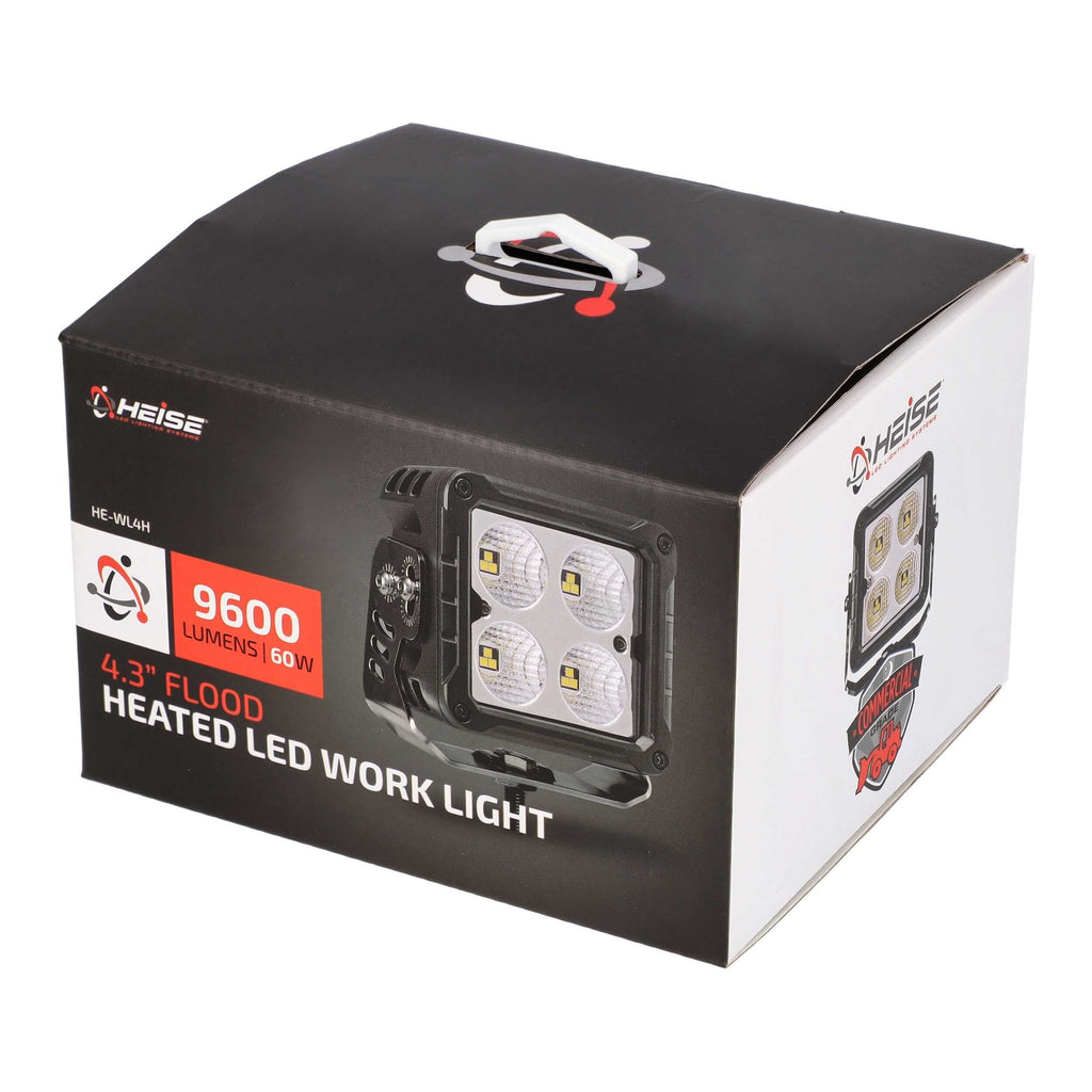 Heise HE-WL4H 4.3" Heated Work LED Floodlight
