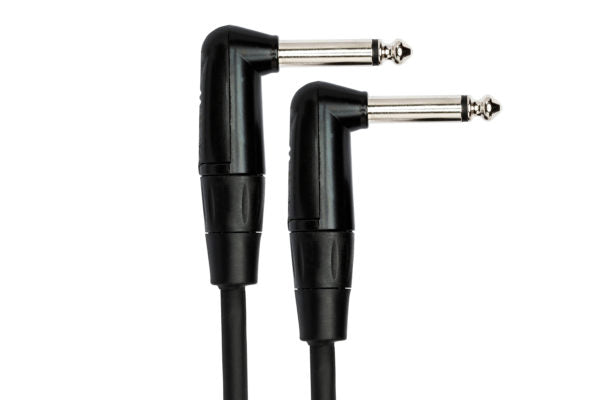 Hosa Pro HGTR-001.5RR Guitar Pedalboard Patch Cable - Right Angle to Right Angle - 18 inch