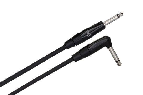 Hosa Pro HGTR-025R Straight to Right Angle Guitar Cable - 25 foot