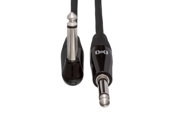 Hosa Pro HGTR-020R Straight to Right Angle Guitar Cable - 20 foot