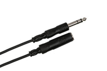 Load image into Gallery viewer, Hosa HPE-325 1/4" TRS Female to 1/4" TRS Male Headphone Extension Cable 25 foot