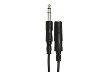 Charger l'image dans la galerie, Hosa HPE-325 1/4" TRS Female to 1/4" TRS Male Headphone Extension Cable 25 foot