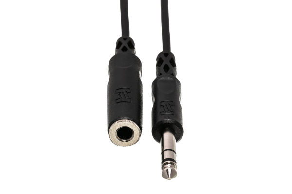 Hosa HPE-325 1/4" TRS Female to 1/4" TRS Male Headphone Extension Cable 25 foot
