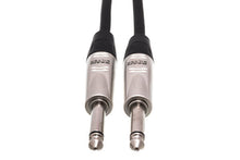Charger l'image dans la galerie, Hosa Pro HPP-010 Unbalanced Interconnect Cable - REAN 1/4-inch TS to Same - 10 foot