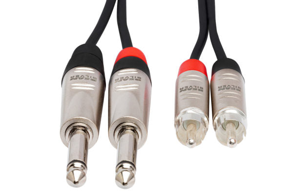 Hosa Pro HPR-005X2 Unbalanced Interconnect Cable - 5 foot
