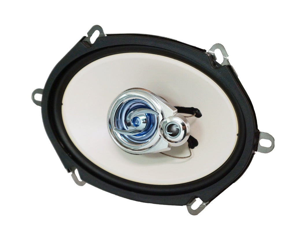 Absolute HQ573 5x7" 6x8" 3-Way 420W HQ Series Coaxial Car Speakers