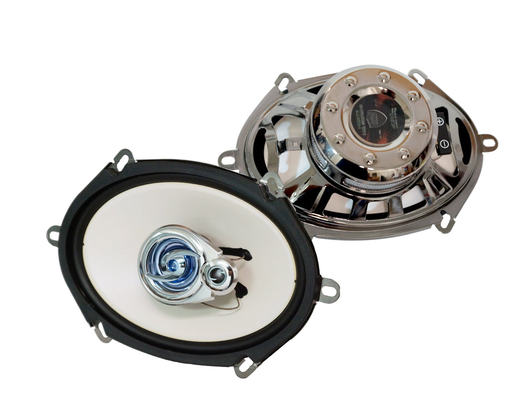 2 Pair Absolute HQ573 5x7" 3-Way Front & Rear Speakers Fit 2001-2010 Ford Escape