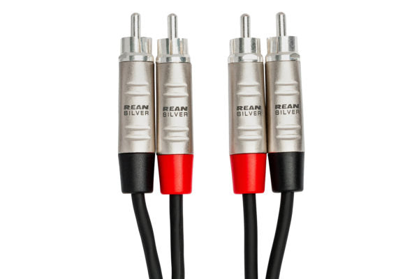 Hosa Pro HRR-100X2 Stereo Interconnect Dual RCA Cable 100 foot