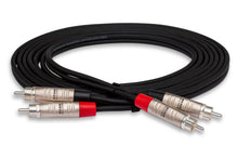 Load image into Gallery viewer, Hosa Pro HRR-005X2 Stereo Interconnect Dual RCA Cable - 5 foot