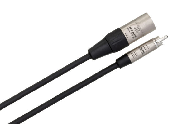 Hosa Pro HRX-005 RCA to XLR Male Unbalanced Interconnect Cable - 5 foot