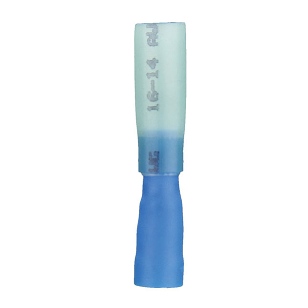 Install Bay HSBFB Heat Shrink Blue Female Bullet Connector 16-14 Gauge .157