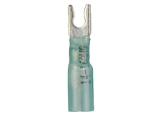 Charger l'image dans la galerie, Install Bay HSBVLST6 Heat Shrink Blue Vinyl Locking Spade Terminal 16-14 Gauge #6