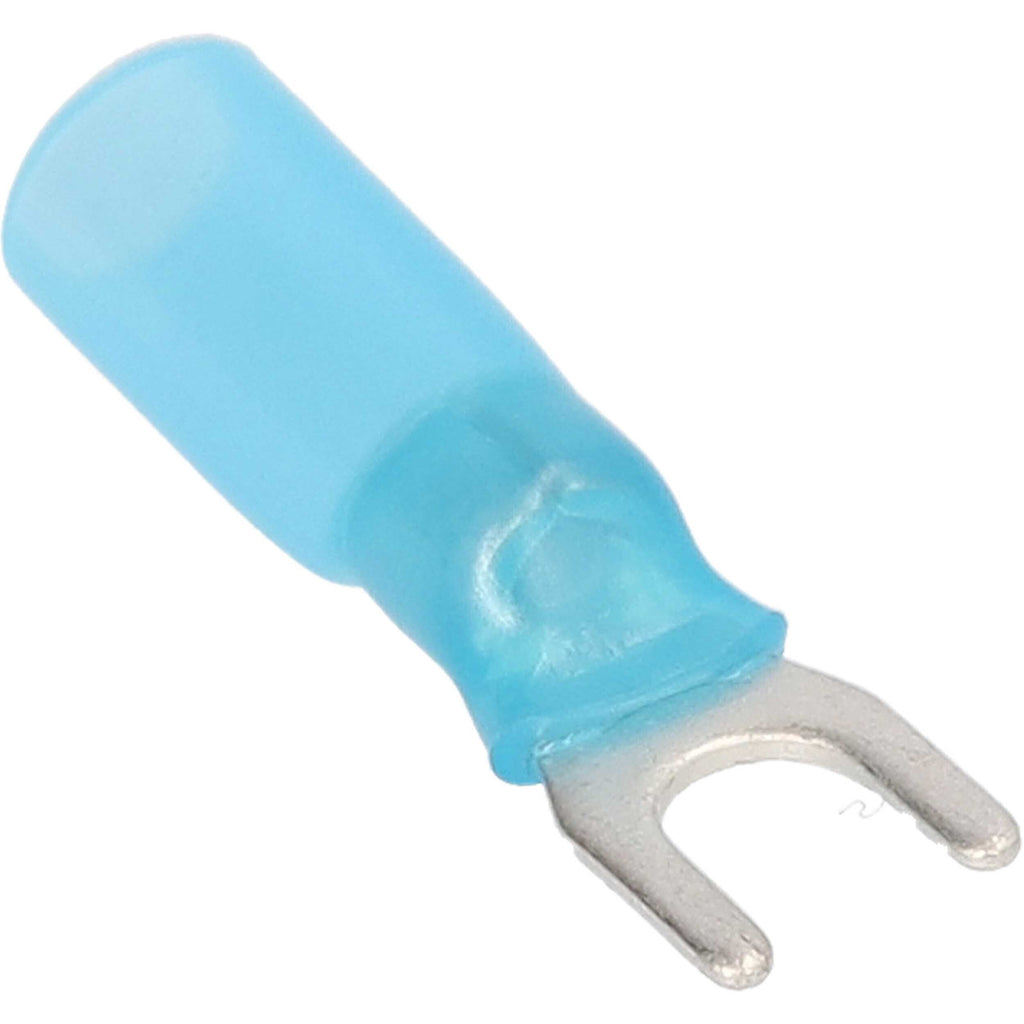 Install Bay HSBVST8 Heat Shrink Blue Vinyl Terminal 16-14 Gauge #8