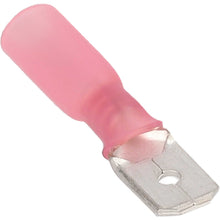 Load image into Gallery viewer, Install Bay HSRMD Heat Shrink Red Male Quick Disconnects 22-18 Gauge .250
