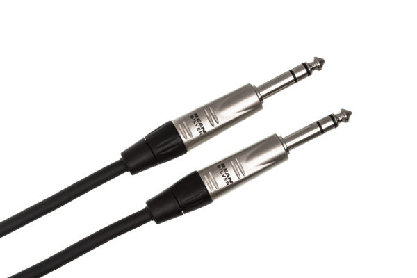 Hosa Pro HSS-050 Balanced Interconnect Cable REAN 1/4" TRS Male to REAN 1/4" TRS Male 50 foot