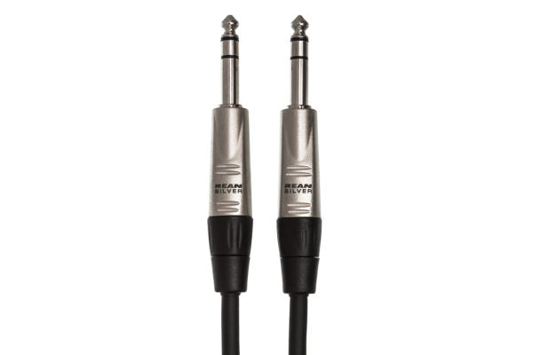 Hosa Pro HSS-015 Balanced Interconnect Cable REAN 1/4" TRS Male to REAN 1/4" TRS Male 15 foot