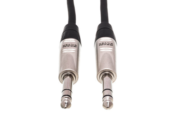 Hosa Pro HSS-003 Balanced Interconnect Cable - REAN 1/4-inch TRS Male to REAN 1/4-inch TRS Male - 3 foot