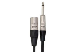 Hosa Pro HSX-003 Balanced Interconnect - REAN 1/4-inch TRS Male to XLR3 Male - 3 foot