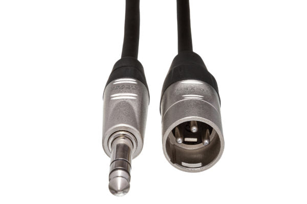 Hosa Pro HSX-005 Balanced Interconnect - REAN 1/4-inch TRS Male to XLR3 Male - 5 foot