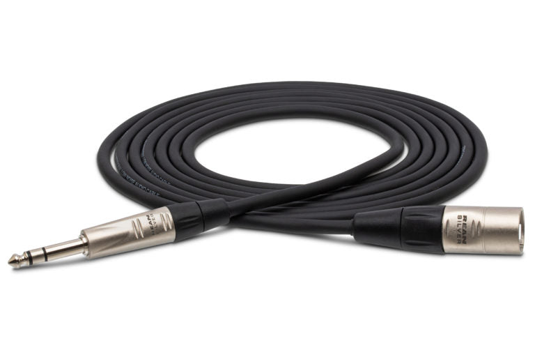 Hosa Pro HSX-003 Balanced Interconnect - REAN 1/4-inch TRS Male to XLR3 Male - 3 foot