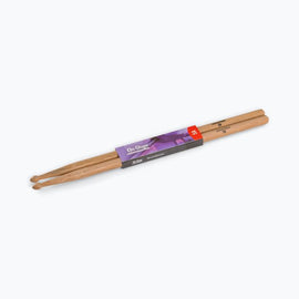 On-Stage HW5A Hickory Drum Sticks (5A, Wood Tip, 12pr)