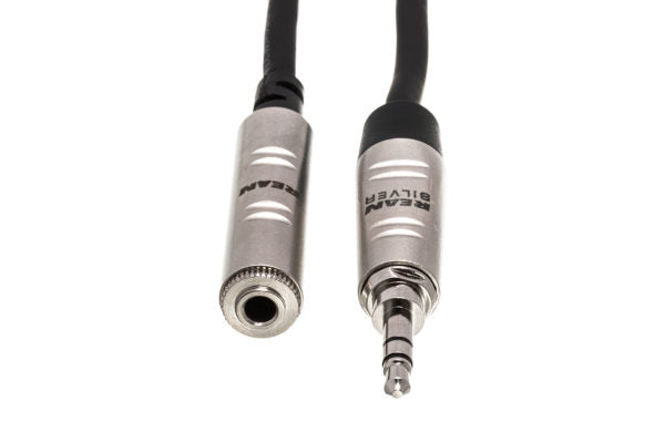 Hosa Pro HXMM-005 Headphone Extension Cable - 3.5mm REAN TRS Female to 3.5mm TRS Male - 5 foot