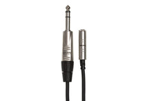Charger l'image dans la galerie, Hosa Pro HXMS-025 Headphone Adapter Cable REAN 3.5mm TRS Female to 1/4" TRS Male 25 foot