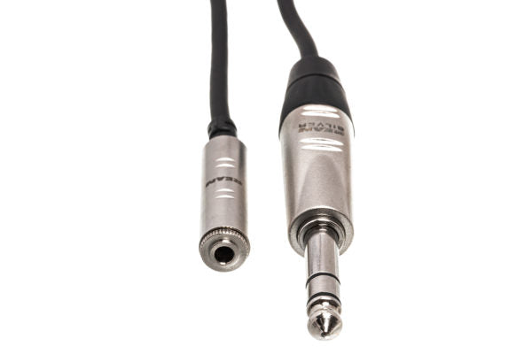 Hosa Pro HXMS-005 Headphone Adapter Cable - REAN 3.5mm TRS Female to 1/4-inch TRS Male - 5 foot