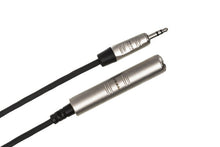 Charger l'image dans la galerie, Hosa Pro HXSM-010 Headphone Adaptor Cable - REAN 1/4-inch TRS Female to 3.5 mm TRS Male - 10 foot