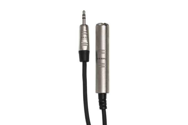 Hosa Pro HXSM-010 Headphone Adaptor Cable - REAN 1/4-inch TRS Female to 3.5 mm TRS Male - 10 foot