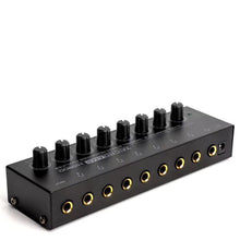 Charger l'image dans la galerie, MR DJ Microamp HA800 Ultra-compact 8-channel stereo headphone amplifier