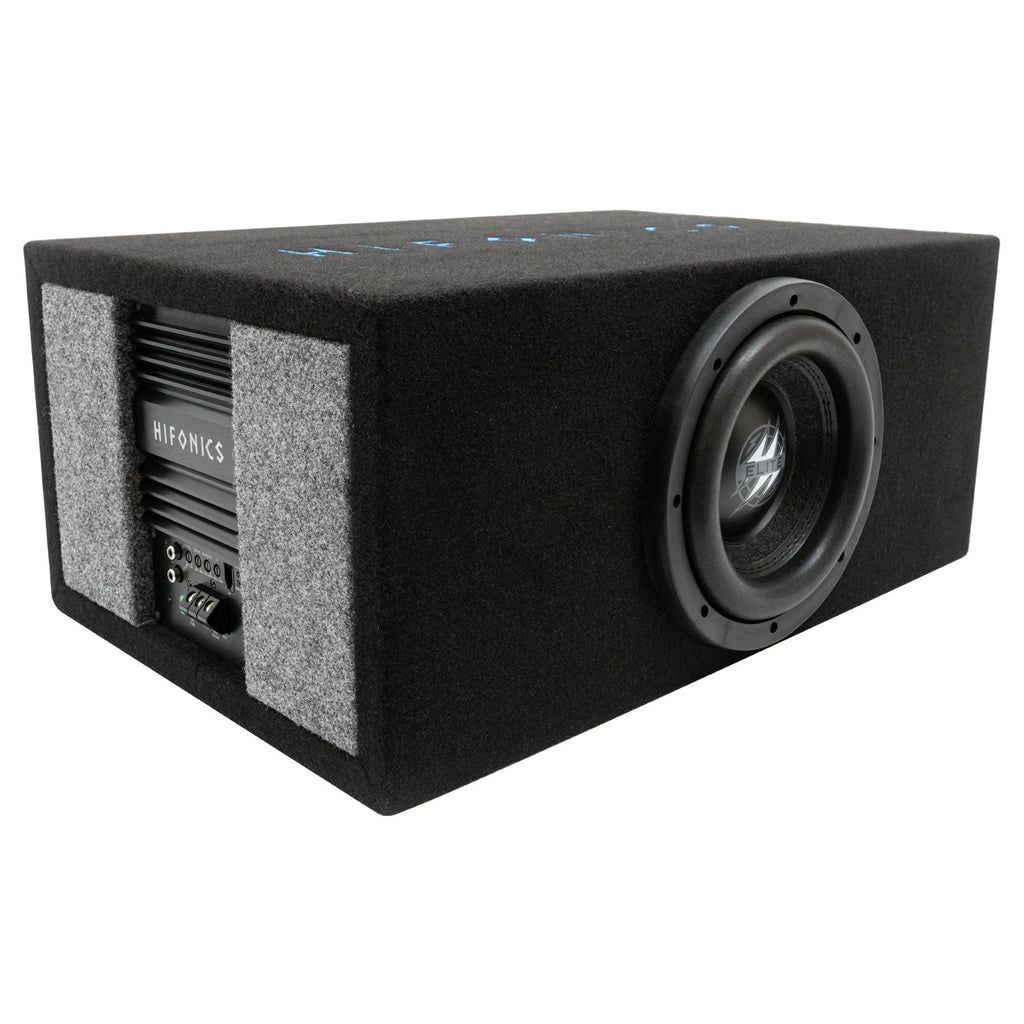 Hifonics HEW8D4-500P ELITE 500 Watt 8 Inch Powered Subwoofer System