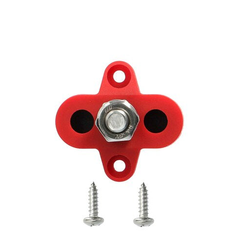 Install Bay IB-SRM8 Red M8 Single Terminal Stud - 5/16 Inch