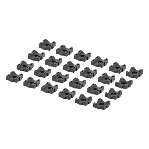 Install Bay IBCTKIT100 100-Piece 4GA to 1/0GA Modular Cable Management Clamp Set